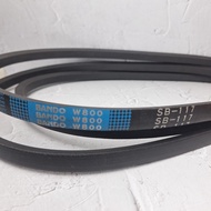 LB117 Mitsuboshi Super AG-X || SB117 BANDO W800 { Fan Vanbelt V-belt SB-117 SB 117 LB 117 LB-117 }