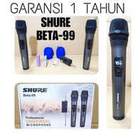 Mic Wireless Shure BETA 99/ Mic Tanpa kabel BETA99 Garansi 1Tahun