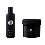 【New Opening Sale】HAHONICO  KERATEX  Fiber Shampoo 300ml &amp; Treatment 250g Set