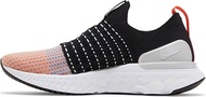 Men's React Phantom Run Flyknit 2 Sneaker, Black/White/Team Orange, 8