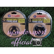 TOBAKI ADJUSTABLE TIMING GEAR RACING LC135/ Y15 Y15ZR/ EGO/ LAGENDA SRL110/ RS150R RS150/ WAVE 110 1