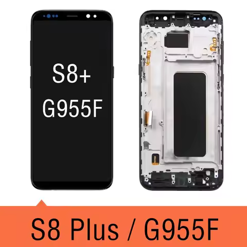 Super AMOLED S8+ G955F LCD For Samsung Galaxy S8 Plus Lcd display Digital Touch Screen with Frame Re
