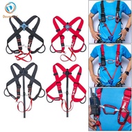 Dovewill Upper Body Harness Ascending Adjustable Fixed Belt Caving Canyoning Rock Climb