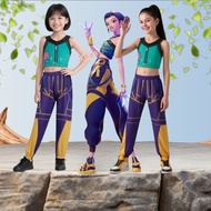 Zoey Cosplay Costume Kpop Huntrix for kids