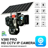 CCTV V380 Pro Solar Powered 4G SIM Waterproof WiFi/ IP66 Full Color Night Vision Camera