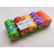 Jomei QeQe Giler Roll Bubble Gum 30pcs Mixed Fruit Flavour