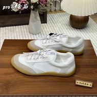 Prada Speedrock Sneakers - Mesh Leather Flat Design Casual Shoes