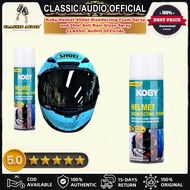 Koby Helmet 450ml Disinfecting Foam Spray and 20ml Anti Rain Glass Spray CLASSIC AUDIO OFFICIAL (ORI