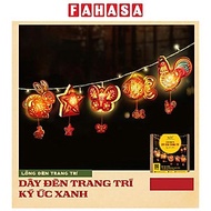 Dây Đèn Trang Trí Trung Thu 2.5m - Ký Ức Xanh - Ikachi - Màu Đỏ