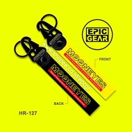 GANTUNGAN MOONEYES HIGH QUALITY KEYCHAIN MOON EYES EQUIPMENT PREMIUMKeychain MOTORCYCLE CAR ACCESSOR