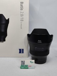 sold out 超新淨  Zeiss batis 18mm f2.8 FOR SONY mount 手快有