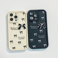 Fashion 3D black bow Case for infinix Hot 8 9 PRO X6511 X6823C X650C Smart 6 PLUS Hot 12 20 30 Play 