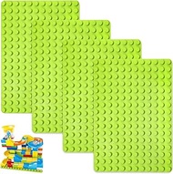 4 Pieces Building Plate, Large Compatible with Duplo Plate, 25.5 x 19 cm, Lego Plates, Lego Plate Se