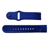 Watchband Silicone Smart Watch Strap Waterproof Adjustable Soft Bracelet Band Wristband, Blue huiteni