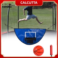 [calcutta] Adjustable Height Trampoline Basketball Hoop Trampoline Basketball Stand Universal Trampoline Basketball Hoop Set Fun Indoor/outdoor Sports Toy for Kids Perfect Birthday