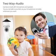 Qifen YI IOT 5G 2.4G 5MP กล้องวงจรปิด Wifi กล้อง PTZ ระบบเสียงสองทางระบบอัตโนมัติจอดูแลเด็กติดตามการ