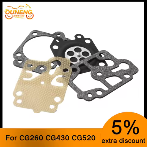 Chain Saw Carburetor Repair Kit Gasket For CG260 CG430 CG520 767 TU26 CG260 Gx35 40-5 44F-5 34F 43CC