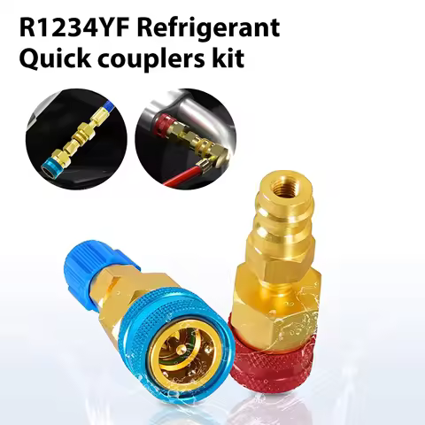 Freon R134A to R1234YF Refrigerant Gas Filling Adapter HVAC R 1234YF to 134A Inflate Connector Autom