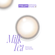 Sisse Lens คอนแทคเลนส์ รายเดือน รุ่น PoPo สี Milk Tea / Ceylon 1คู่ : O2 Air Lens
