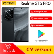 Realme GT 5 Pro smartphone 5G Snapdragon 8 Gen 3 50MP 6.78 Inch AMOLED 144Hz 50MP OIS 5400mAh 100W Supervooc