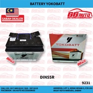 Battery YOKOBATT DIN55R / NS40ZL / NS60LS / NS60S / NX120-7