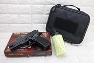 KWC P226 手槍 空氣槍 黑 + 奶瓶 + 手槍袋 ( KA15  SIG SAUGER MK25 BB槍