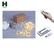 [Homyl] USB Fairy Curtain Lights Hanging Curtain Light Waterproof LED Window Curtain Light for Home 