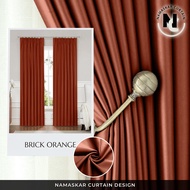 namaskar.curtain - Iris Hook/Eyelet Blackout Curtain - Code 56 (170cm-400cm)