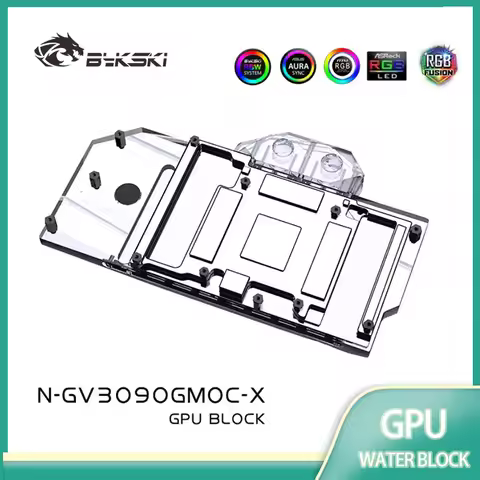 Bykski N-GV3090GMOC-X Water Block Use for GIGABYTE RTX 3080 GAMING OC 3X 10G/3090/3080ti GPU Card / 