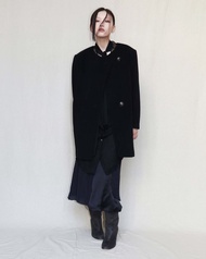 南瓜Vintage。DOLjON DORIAN 100% Cashmere 黑色 大衣 外套