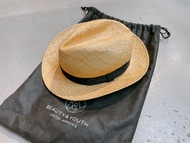 BEAUTY & YOUTH 紳士草帽  (Straw Hat)