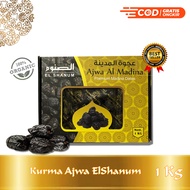 Kurma Ajwa Asli Madinah 1kg - Kurma Azwa Asli - Kurma Kiloan Murah - Bisa COD Bayar di tempat