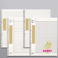 BARRY Loose Leaf Notebook A5 B5 Cornell Line Diary Notepad Office School Supplies Stationary Refill Spiral Binder Notebook