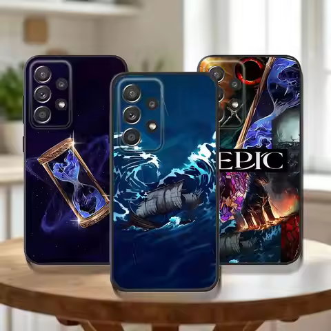 Epic The Musical Phone Case For Samsung Galaxy A73,31,32,72,41,53,52,71,22,5G,Note,J7,8,9 Soft Black
