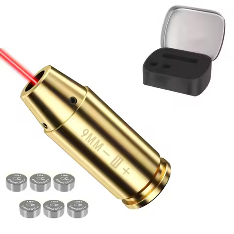 9mm Laser Bore Sight 9mm Luger Laser Collimator 223 5.56mm Laser Boresighter 223REM Zeroing Boresigh