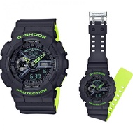 SPECIAL CASI G... SHOCK_GA110 DUAL TIME RUBBER STRAP WATCH SET FOR MEN