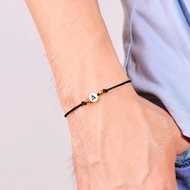 Initial letter bracelet | Grade A letter bracelet | Gold variation unisex rope bracelet