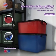 30L / 45L Storage Box Toys Storage Office Storage Home Container (Random Colour)