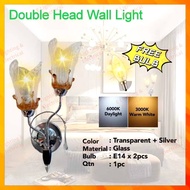 Lampu Dinding Modern/Classic Double Head Mentol LED E14