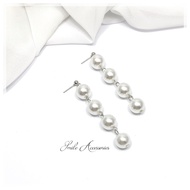 Smile - 4-bead jade earrings - P511