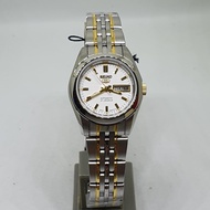 [TimeYourTime] Seiko SYMA35K1 Ladies White Dial Analog Stainless Steel Automatic Watch