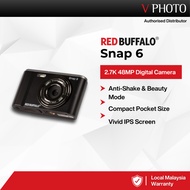 Red Buffalo Snap 6 Digital Camera 2.7K 48MP Light Versatile Compact Camera