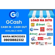 Gcash Cash-in/out &amp; Load Tarp