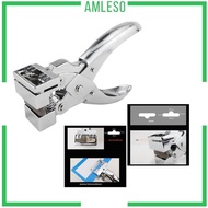[Amleso] Heavy Duty Slot Punch Paper Punch T Slot Hole Punch for Badge Tag ID Card