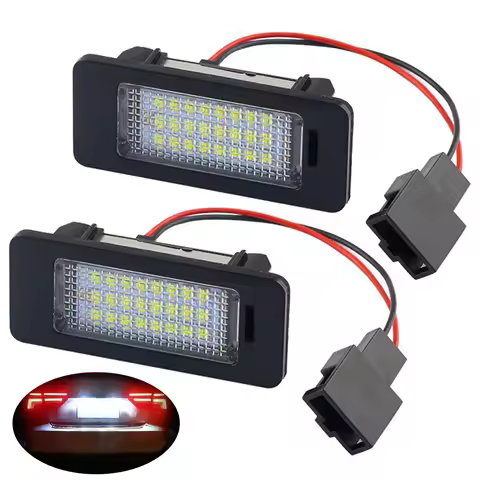 1/2PCS Canbus Error Free LED License Plate Light white 12v for Audi A1 A3 A4 S4 B8 A5 S5 8T A6 C7 4G