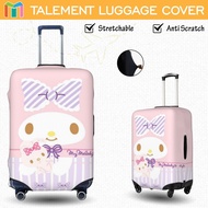 Luggage Protector Cover Kuromi Personalized Suitcase cover Stretchable Luggage Accessories Anti Scra
