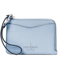 Kate Spade Leila Small Card Holder Wristlet in Muted Blue wlr00398