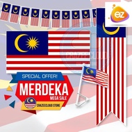 Bendera malaysia MALAYSIA Flag / Fish Flag / Bunting Flag / Bendera Tangan