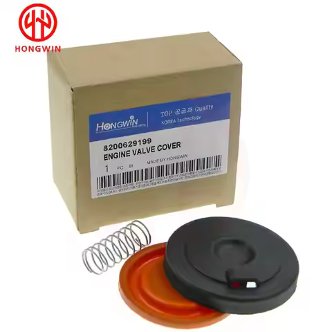 HONGWIN PCV Valve Cover Repair Kit with Membrane 8200629199 for Engine K9K Renault Kangoo Dokker Lod