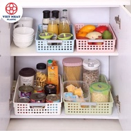 A4, B5 tray, rectangular Plastic basket with handle, Plastic office tray - Viet Nhat Plastic HN Hoko